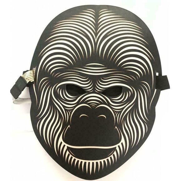 Sound Reactive LED Mask Sound Activated Street Dance Rave EDM Plur Halloween - Picture 1 of 4